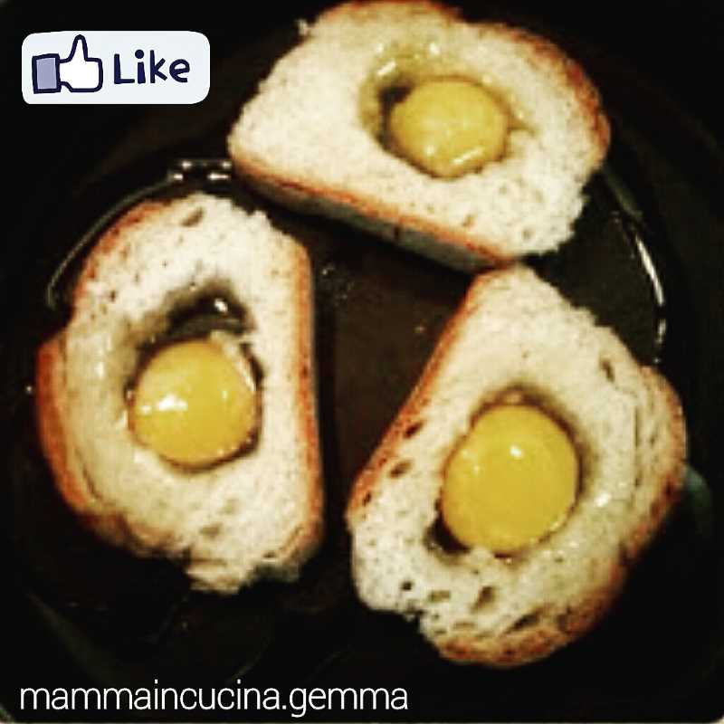 Bread and egg pane e uovo