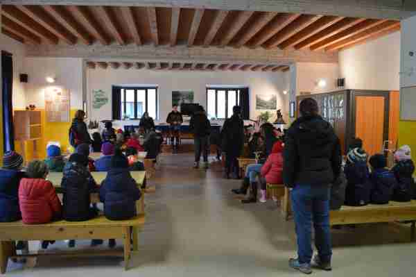 visita bambini miniera Marzoli Pezzase
