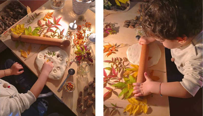 tavola degli elementi e colori d'Autunno