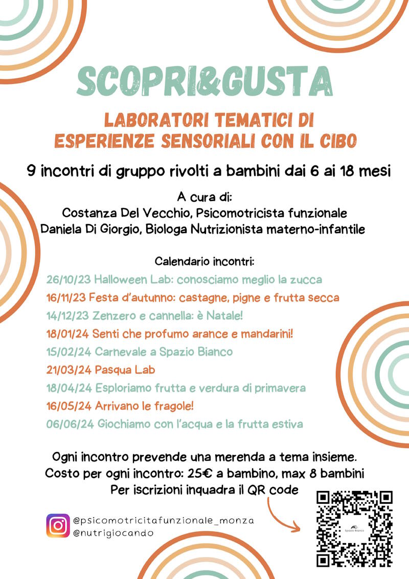 lab sensoriali cibo