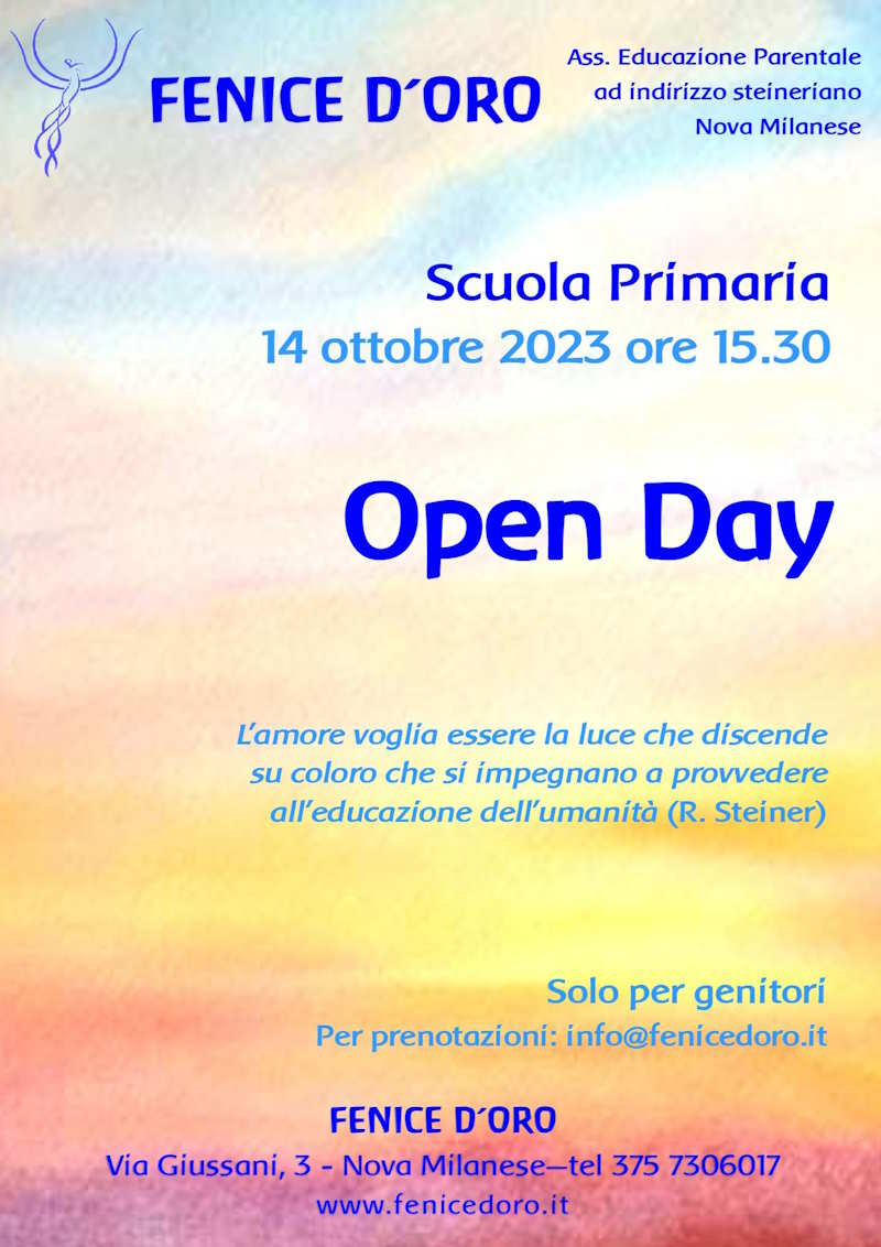 openday primaria ott 23 steineriano nova milanese