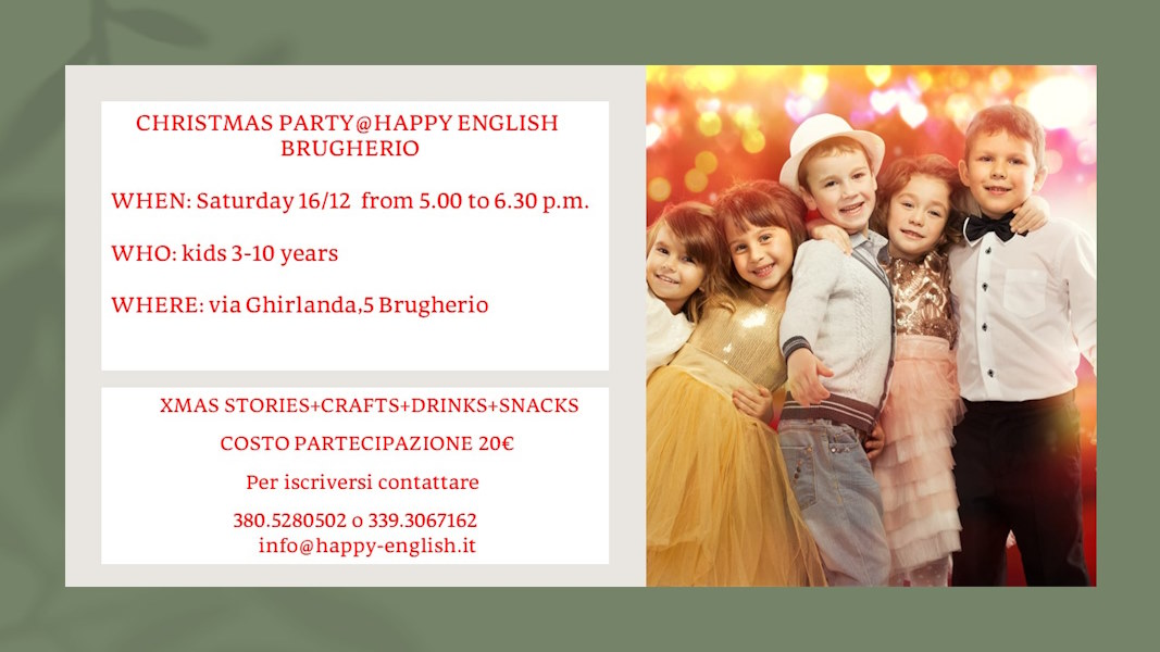 XMAS PARTYHAPPY ENGLISH