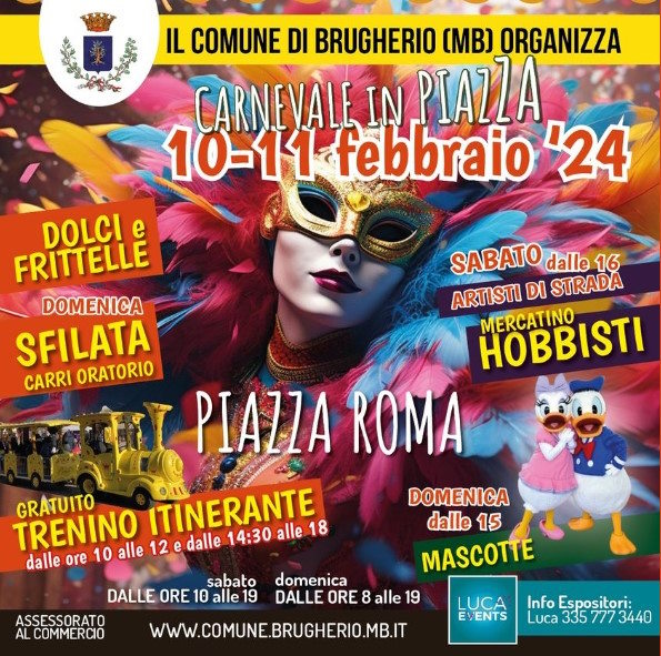 Carnevale in Piazza 10 11 Febbraio 2024 Brugherio