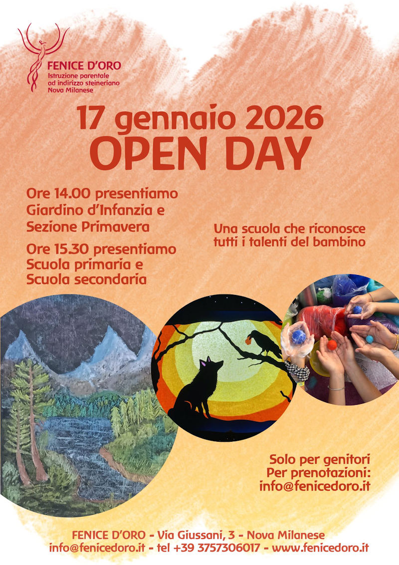 OPEN DAY Gennaio 2026 fenice doro