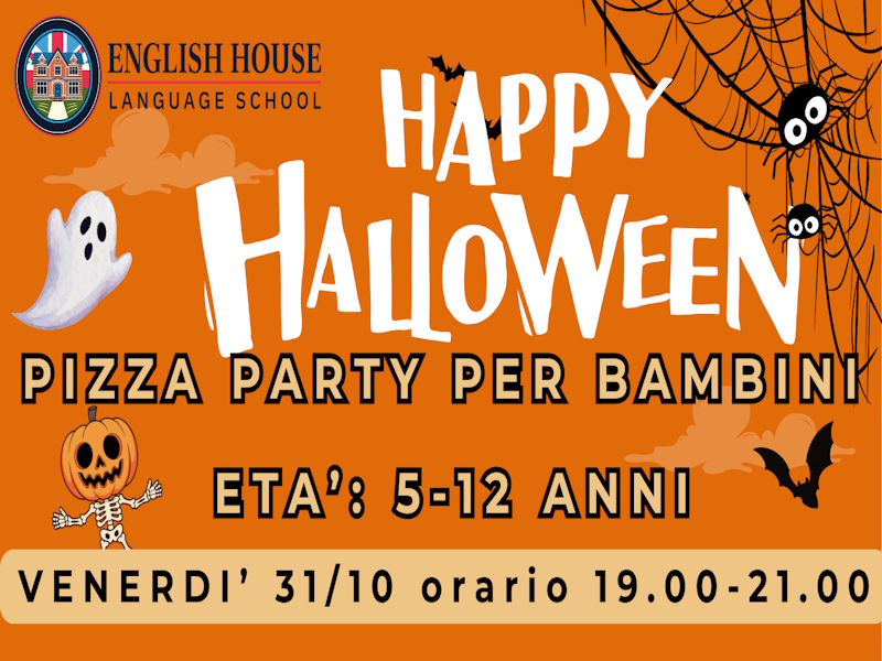 PIZZA PARTY HALLOWEEN english house