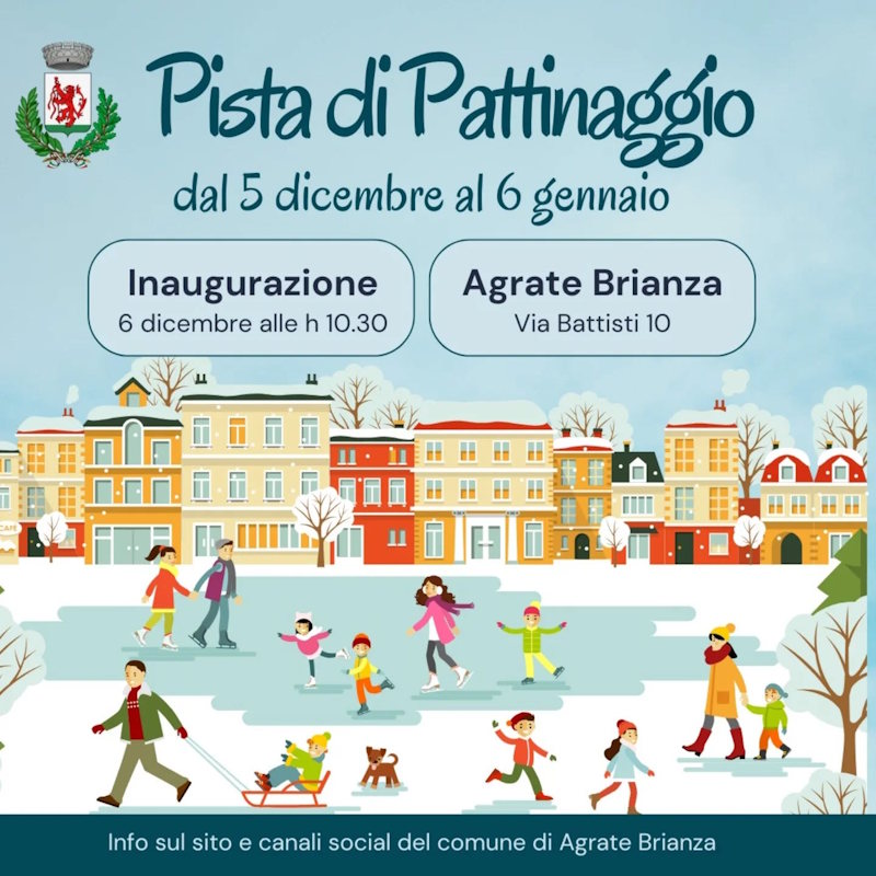 pista pattinaggio ghiaccio agrate