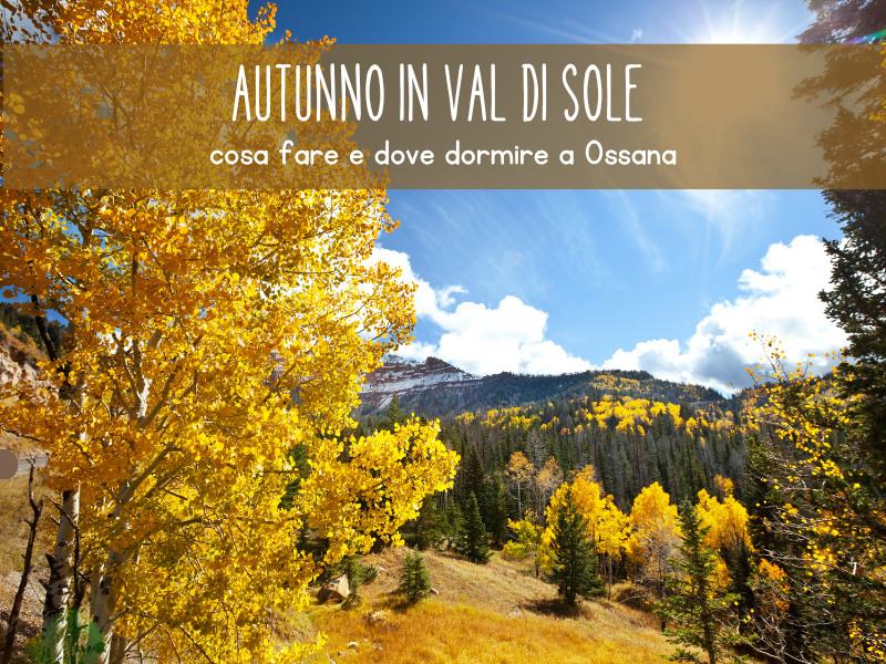 Val di Sole in autunno con i bambini: cosa fare e dove dormire a Ossana