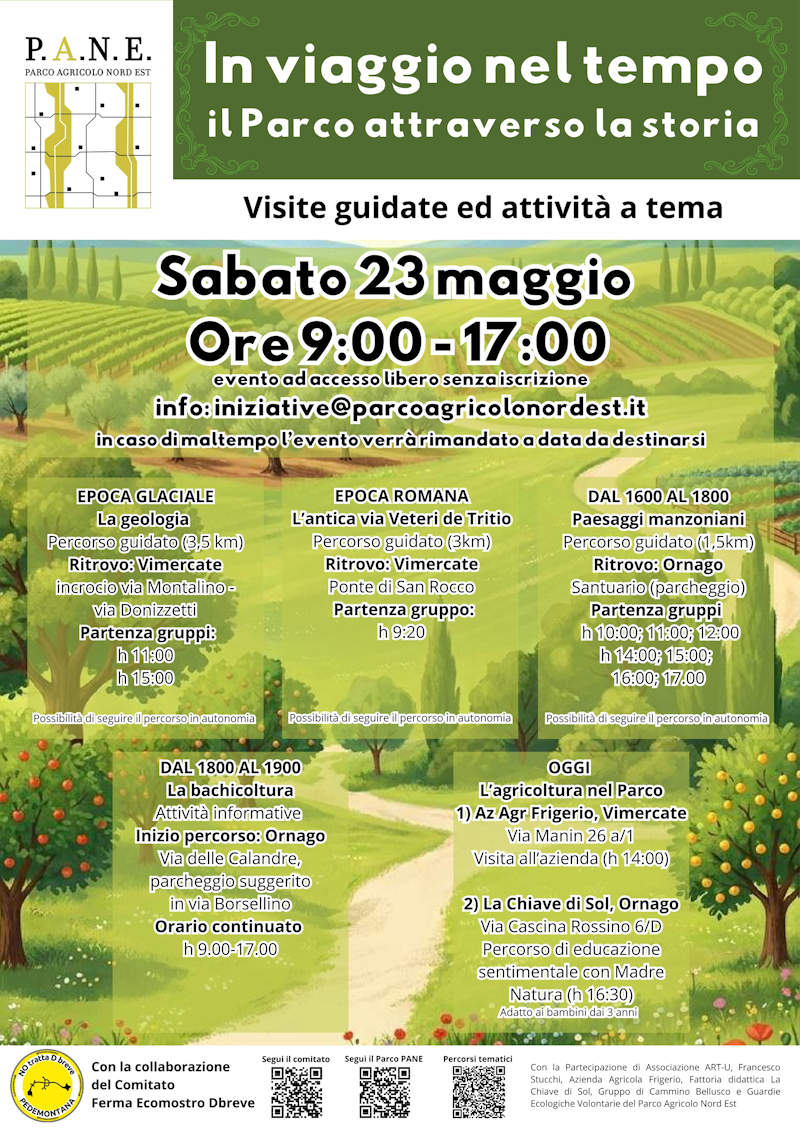iin viaggio nel tempo Volantino 1