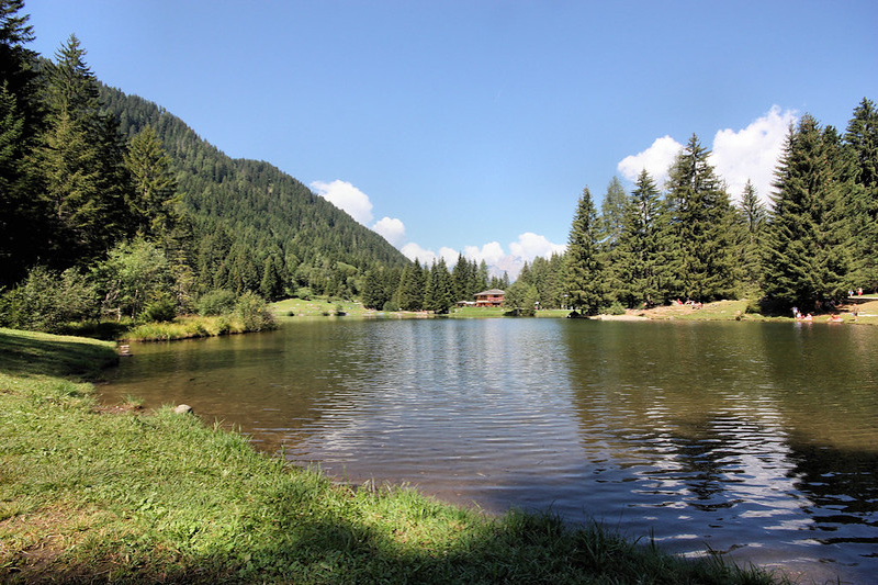 lago dei caprioli val di sole bambini