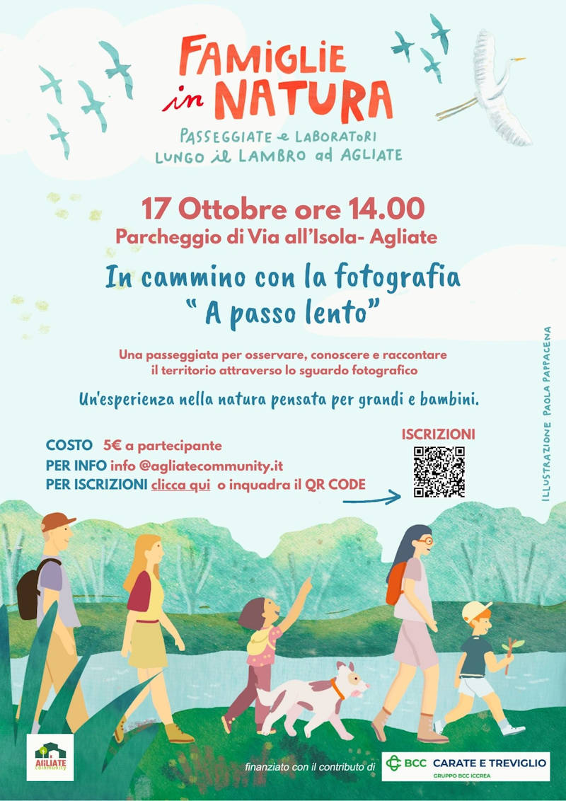 famiglie in natura flyer ottobre