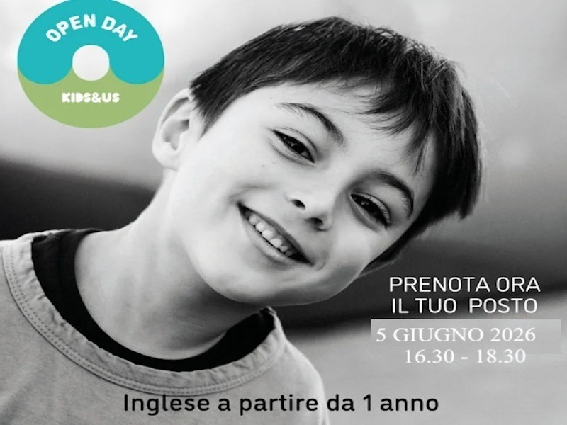 5 Giugno: Open Day Kids&Us Monza San Biagio