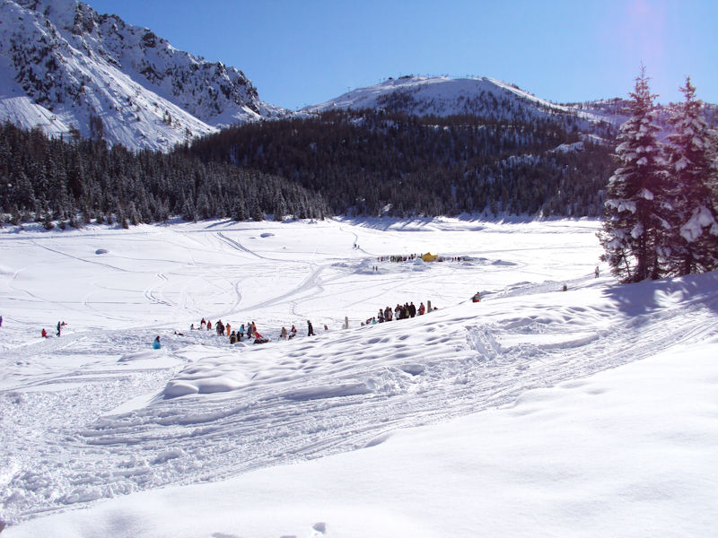 In inverno con i bambini al Lago Palù in Valmalenco