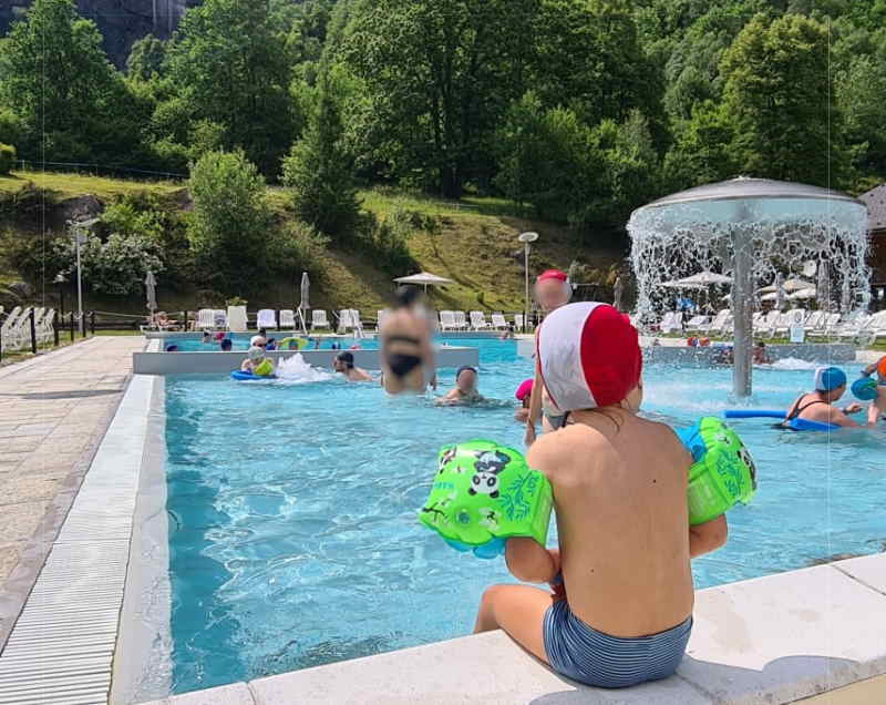 Terme di Premia con i bambini