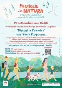 Passeggiata disegnata per famiglie ad Agliate: Disegni in Cammino